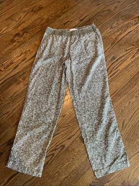 12 linen blend pull on pants